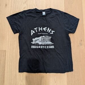 Black 'Live Your Dream in Greece' Tee